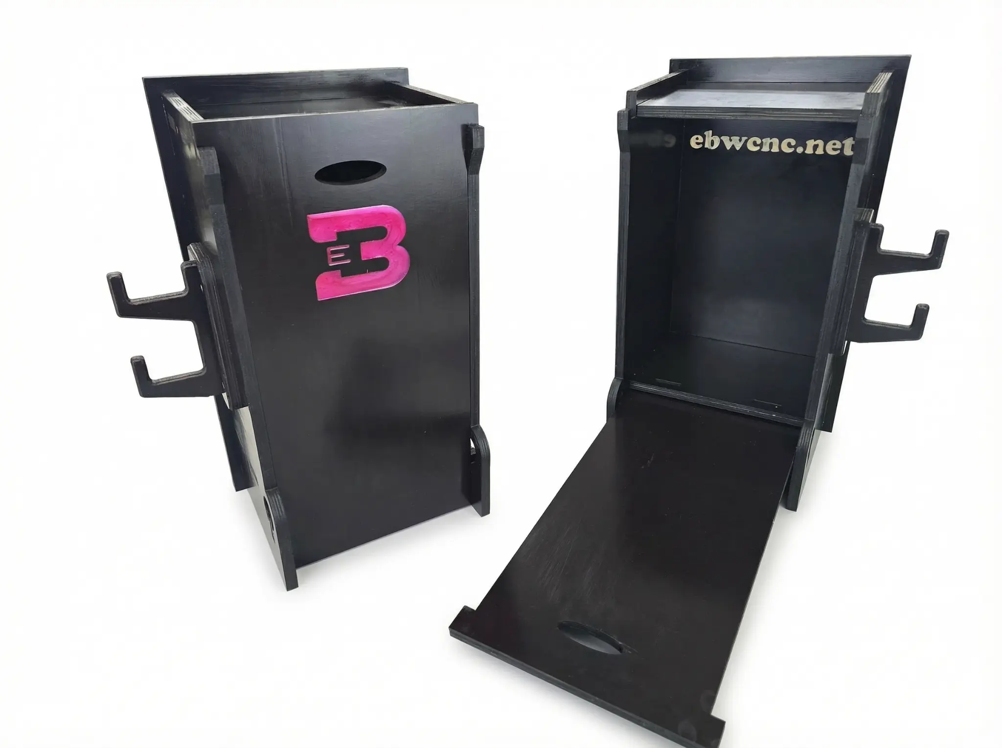 Trade-Mod Open Shelf Cabinet front and back view