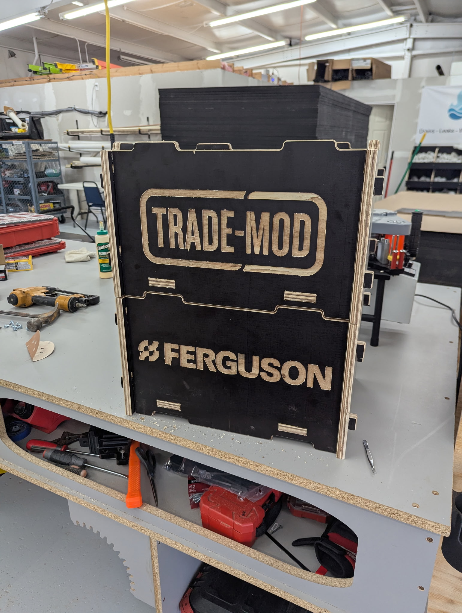 Trade-Mod Ferguson Van Cabinet CNC Cut Panel